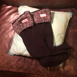 Hunter heather gray/Black boot socks